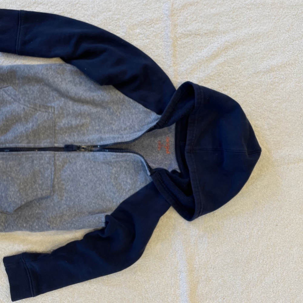 Navy and Blueish Gray Cat & Jack Hoodie